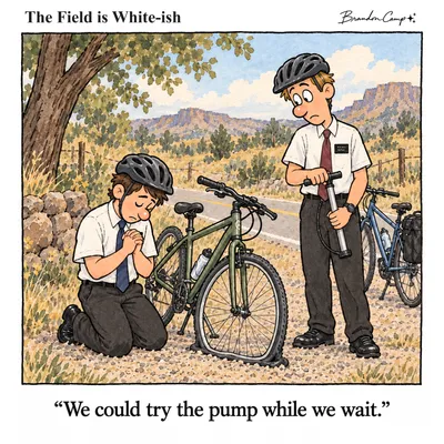 “We could try the pump while we wait.”
