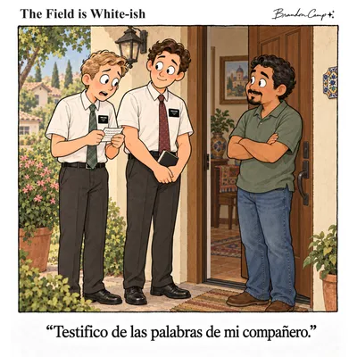 “Testifico de las palabras de mi compañero.”