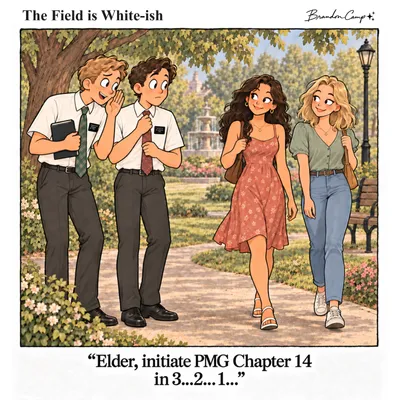 “Elder, initiate PMG Chapter 14 in 3...2...1...”